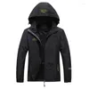 Men's Trench Coats Jacket Fleece Padded Coat Winter Hooded Outdoor Large Size Windproof Trendy Casual Mountaineering Clothing Women