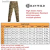 Calça de calça de carga casual de calças de combate com almofadas airsoft tactical Pant US Army Camouflage Gen3 Lticam Roupent Trekking Hunting Clothl231212