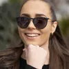 Gafas De Sol estilo ojo De gato De marca Vintage para mujer, gafas De Sol con espejo Retro De diseñador a la moda para mujer, gafas De Sol para Conductor De viaje al aire libre 0207342K