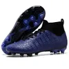 New Style Womens Mens High Top Football Shoes AG TF Soccer Boots Youth Children's Training Shoes for Kids 8 Colors