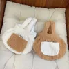 Vêtements pour chiens en velours côtelé pour animaux de compagnie, jupe à sangle de citrouille, vêtements d'automne et d'hiver, peluche mignonne, chaude, retirée pour la marche