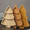 Decorative Plates Cutting Board Christmas Tree Shaped Charcuterie Restaurant Dessert Boards Wooden Tray for Food Appetizers Desserts Snacks Sushi 231212