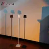 Modern el Style Energy Saving floor lamp Led Aluminium USB rechargeable battery cordless Touch switch floor light for bedroom H228U