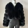 Manteau de fourrure pour femmes, col en v, manches longues, chaud, mode femme, veste de luxe, Teddy Chic, vêtements d'extérieur, hiver 2023