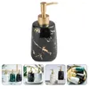 Dispenser di sapone liquido Bottiglia di pressa in ceramica Pompa ricaricabile Shampoo per lozione da bagno con viaggio in ceramica