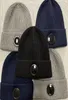 Beanieskull Caps Enkel linsglasögonglasögon Beanies Män stickade hattar Skull Caps Outdoor Women Uniesex Wintere Beanie Black Grey B8659141