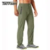 Men's Pants TACVASEN Outdoor Pants Men Quick Dry Straight Running Hiking Pants Elastic Lightweight Yoga Fitness Exercise Sweatpants Joggers 231212