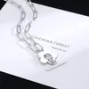 Strängar strängar Dinh van France Fashion Pop Jewelry S Sterling Sier Handcuffs Pendant Necklace Women Menottes Wholesale