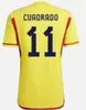 2023 2024 ColumbiaS Fußballtrikots 23 24 Camiseta Columbiana Copa Fußballtrikots L.DIAZ FALCAO JAMES VALDERRAMA L.SINISTERRA SANCHEZ CUADRADO BORRE Trikot