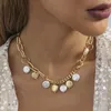 Pendentif Colliers Mode Épissage Irrégulier Imitation Perle Collier Pour Femmes Personnalisé Dames Cadeau D'anniversaire Bijoux En Gros Direct