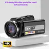 Sportactievideocamera's Digitale camera 4K Wifi Full HD Touchscreen DV-recorder 270 graden rotatie Nachtopname Zoomkamera 231212