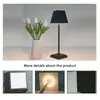 テーブルランプJianbian Modern Restaurant Cordless Desk Lamp for Bedroom Rechargeable Led Luxury