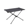 Campmöbler Mitozenly campingbord PLIANTE Ultralight Folding Outdor Vandring Middag Picknick BBQ Foldbar aluminium Vattentät tygdisk