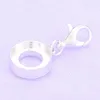 Kameleon Jewelpop Houder Past Kameleon Jewel Pops 925 Silver Plating Charm Houder Met Karabijnsluiting Voor Diy Sieraden Maken3062