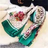 Высокое качество весна/лето шелковый шарф 180x90 см открытый пляжный солнцезащитный женский шарф из настоящего шелка шаль