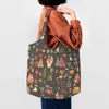 Сумки для покупок Рождественская женская большая сумка Многоразовая сумка для работы, путешествий, бизнеса, пляжа, школы