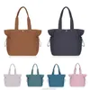 lulul emen sac à provisions pour femmes Side Cinch Sports de plein air une épaule sac fourre-tout en nylon sacs de plage bagages voyage sacs à main bandoulière pochette sac à main lulu THE TOTE B