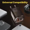 30W PD USB Telefonladdare USB Type C Snabbladdning 3.0 Laddaradapter US EU Plug för Samsung S24 iPhone 15 Laptop Xiaomi