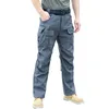 Pantaloni da uomo Casual Abbigliamento da lavoro multitasche Calzino da casa in lino dalla vestibilità comoda