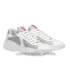 Casual-élégant Casual Chaussures America Cup Low Top Baskets Chaussures Hommes Semelle En Caoutchouc Tissu En Cuir Verni Coureur De Plein Air Pour Hommes Sports avec Boîte