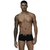Cuecas masculinas suspender roupa interior com modelagem e levantamento testículos destacando grandes características fisiológicas saco de suporte vaginal se
