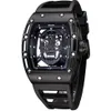 Wristwatches Men's Watch Skull Watches 30M Waterproof Wrist Night Luminous Quartz Casual Hollow300I