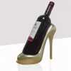 Scarpe con tacco alto Portabottiglie per vino Rastrelliera elegante per strumenti Accessori per cestini per decorazioni per la tavola del soggiorno del ristorante della festa in casa CCJ2091