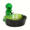 1pc, Ashtray, Resin Ashtray, Exquisite Alien Creative Ashtray, Alien Personalized Ashtray, Alien Style, Beautiful Gift For Friends And Family