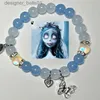 Charm Bracelets Corpse bride inspired matching bracelets Y2K Jewelry HandmadeL231214