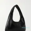 Evening Bags Woman Everyday Black Texture Cowhide THE ROW Medium Size Single Shoulder Bag273P