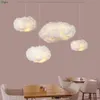 Lampes suspendues Nuage flottant moderne LED Lumières Lampe de salon Bar Boutique Décor Luminaires suspendus Kid Drop LightsPendant203q