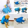 Vêtements de chien Vêtements de chien S / M / L Sac de séchage pour animaux de compagnie portable pliant chiens sèche-cheveux toilettage sec fournitures de chat livraison directe maison jardin Dhmgd