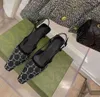 Sandaler designer Sling tillbaka Summer Fashion Women Luxury Rhinestone Wedding Sandles Sliders High Heels Shoes 4563