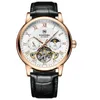 Orologi da polso TIANNBU Night Glow Orologio da uomo impermeabile Multifunzionale Moda Casual Sun Moon Stars Meccanico