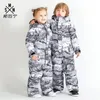 Other Sporting Goods Children s Jumpsuit Ski Wear Boy s and Girl s Snow Suit Snowboarding Clothing 10k Windproof Waterproof Winter Outdoor Costumes 231211