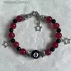 Braccialetti con ciondoli Bracciale con ciondoli da biliardo 8ball Gioielli GrungeL231214