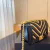 New Popular Fashion Handbag Luxury Material Designer Bag Unique Advantages Charming Exotic Style Woven Black fallow Gold