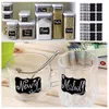 Wall Stickers 36/108 Pcs 5x3.5cm Erasable Chalkboard Labels Sticker For Kitchen Jars Removable Waterproof Blackboard Label