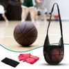 Balls Outdoor Ball Bag One-shoulder Diagonal Student Backpack Training Pocket Sports Net Nylon Basketball Multi-functional St S7A5 231212