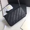 Borse a tracolla di alta qualità floreale a quadri lady borse designer a catena singola nuove borsetta donna stile classico cross body fl230a