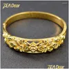 Bangle Bangle Zea Dear Jewelry Classic Findings Big Round For Women High Quality Bracelet Party Gift Dubai Fashion Drop Delivery Jewel Dh5Rl