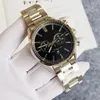 Wristwatches 2024 Men's Top Automatic Hinery 42mm Rose Gold Multi-function Dial Stainless Steel 904L Sports Military Brand Watch