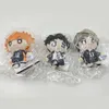 Plush Dolls 10cm Mini Haikyuu Toy Volleyball Schamed lalka Hinata Shoyo Tobio Kageyama Yu Nishinoya Pendant Breychain na prezent 231212