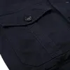 Chaquetas para hombres KOODAO Chaqueta Abrigo de solapa Ocio Moda Hombres Ropa Algodón para primavera y otoño Verde / Azul / Caqui