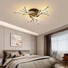 샹들리에 디자인 LED 천장 가벼운 침실 나무 가지 모양 거실 연구실 실내 홈 AC90-260V 램프 램프 고정