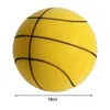 Balles 1pc diamètre 24/22/18cm silencieux haute densité mousse sport balle intérieure muet basket-ball doux élastique balle enfants sport jouet jeux 231212