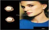 Sehr elegante Ins Modedesigner Luxus Rose Super glitzernde Diamanten Perlen Ohrringe für Frau Mädchen S925 Silber Pin Upts0 U5Zxj7257922