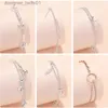 Charm Bracelets 925 Sterling Silver Women Heart Star Chain Bracelet For Women Luxury Jewelry Jewellery Gifts Christmas Free Shipping GaaBouL231214