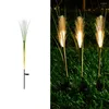 2 pezzi LED luci solari a lamella Lampada da giardino esterna impermeabile alimentata a luce per illuminazione del percorso del prato inglese