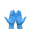 Andere Huishoudelijke Organisatie 10 stuks Nitril Handschoenen Keuken Wegwerp Latex Laboratorium Beschermend Huishoudelijke Reiniging Zwart Blauw 231211